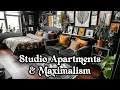 Studio Apartments Maximalism How to Fit a Big Style Into Your Small Studio