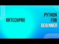 Python for Beginners How to Install Python and Write Your First Program RRTechPro