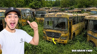 Abandoned school Bus Grave Yard Mercedes Bus ?￼￼