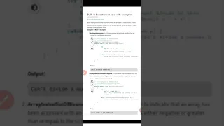 Built in exceptions in java