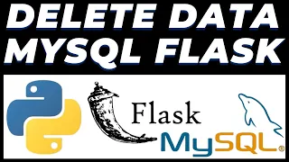 DELETE data in Mysql database using Flask and Postman tutorial REST API
