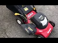 Free Homelite electric push mower