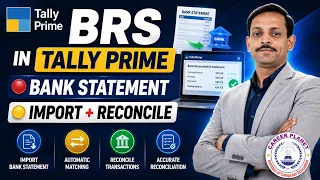 BRS in Tally Prime | Bank Reconciliation with Bank Statement Import | Easy Practical