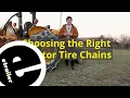 etrailer Choosing the Right Tractor Tire Chains