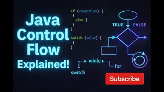 Java Control Flow Explained if-else loops switch Made Easy