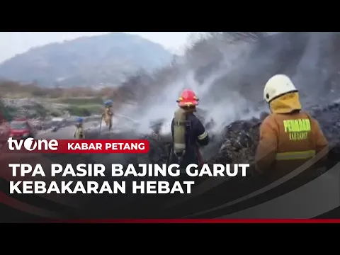 TPA Bajing di Garut Terbakar Akibat Kemarau Panjang