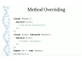 OOP 3 Method Overriding
