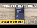 Download Lagu ORIGINAL RINGTONES iPhone 15 Pro \u0026 Pro Max (2023) IOS 17