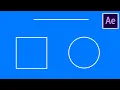 After Effects Tutorial Animate Lines and Shape Outlines Easy