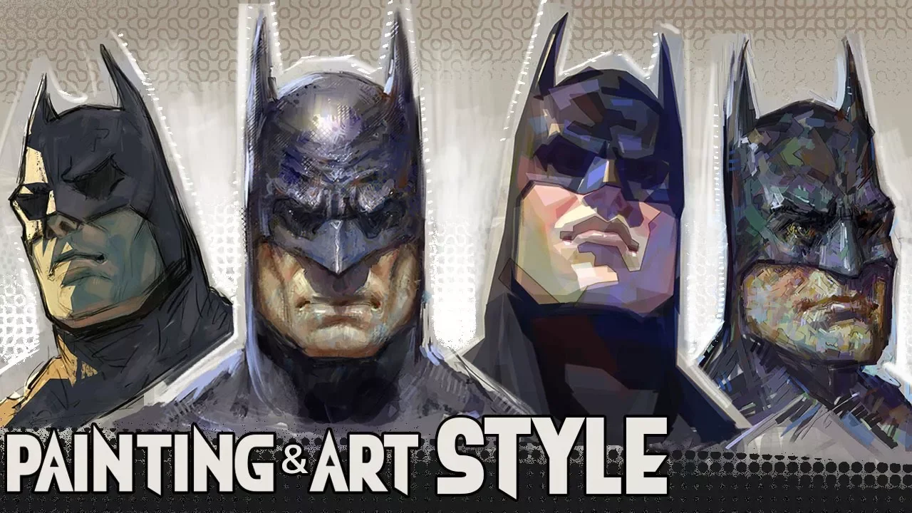 Painting & Art Style - with Batman