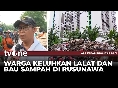 Bau Sampah Dekat Rusunawa PIK Penggilingan Tembus Lantai 12