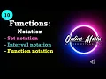 Functions Theory Grade10 L2 Function Notation
