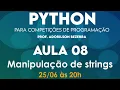 Python para Competicoes de Programacao - Aula 08