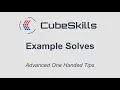 Advanced OH Tips - Example Solves