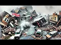 Download Lagu TSUNAMI 2025: 40 METER Waves TEAR THROUGH New York, Subway Systems Flood, Skyline Destroyed | movie