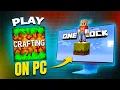 How to Play Crafting and Building on PC - Build Like Minecraft