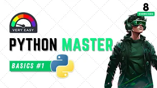 Python Basics - 8 Practical Exercises with LISTS for Beginners