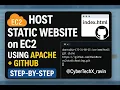 Host a Static Website on AWS EC2 with Apache GitHub Step-by-Step Deployment Tutorial Ep 4