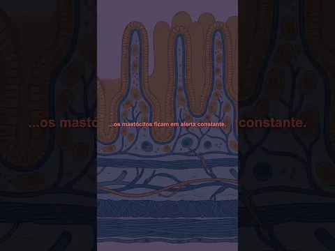 95% dos mastócitos do seu corpo vivem no intestino. O que acontece lá dentro afeta tudo — da pele ao