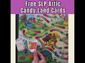 Free Speech Therapy Candy Land Cards for Language and Articulation Goals