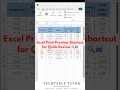 How to Quickly Access Print in Excel Using This SUPER Shortcut