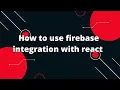 CRUD with React Redux Toolkit - Firebase integration