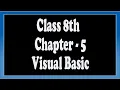 Visual Basic 8th Class Chapter 5