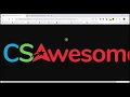 CSAwesome Intro 1 2