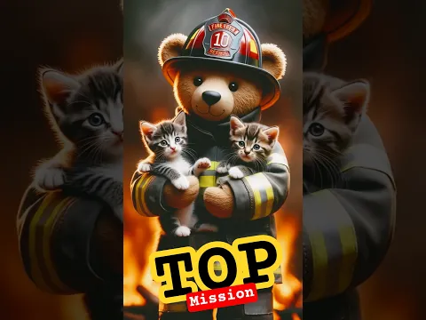 AURA +9999% Cute Teddy Bear Firefighter ๐ | GTA Rescue Action #shorts #funny