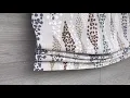 Dark Blue Brown and Grey Modern Faux Relaxed Roman Shade Valance Angelo in River Way