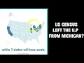 U P Left Off Of Michigan In US Census Map Upper Peninsula