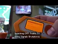 using the flipper zero to shut off TVS