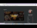 Demo - Neumorphism personal portfolio website with dark and light theme