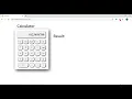 How to make calculator using jquery javascript html css bootstrap