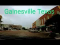 small town driving in Gainesville Texas