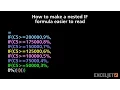 How to make a nested IF formula easier to read