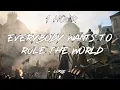 Everybody Wants To Rule The World - Lorde (Lyrics) | 1 Hour [4K]