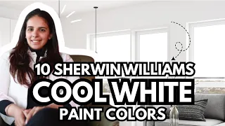 10 BEST Sherwin Williams COOL White Paint Colors