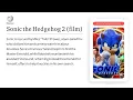 Sonic the Hedgehog 2 Wikipedia by Comovid AI platform