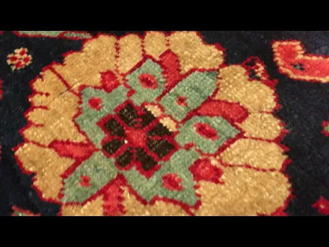 Large Antique Persian Geometric Heriz Serapi Rug 49162 Nazmiyal Rugs