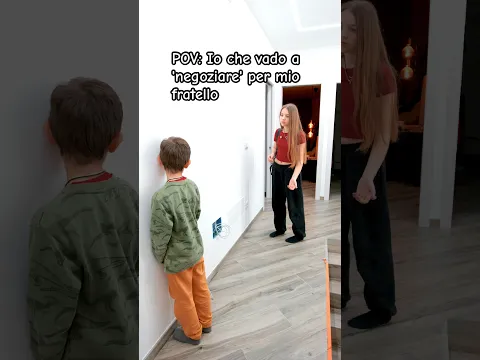 POV: Io che vado a 'negoziare' per mio fratello