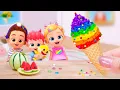 Download Lagu Amazing Rainbow Ice Cream 🍦🌈 How To Make Mini Rainbow Ice Cream Decorating Ideas ✨ Sweet Cake Master