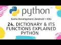 Dictionary Its Functions Explained Python Tutorials For Absolute Beginners