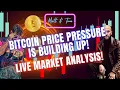 Download Lagu BITCOIN PRICE PRESSURE IS BUILDING UP!!-LIVE CHART ANALYSIS!