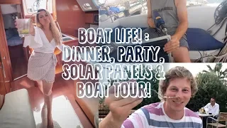 12. Boat Tour, Our Plans and We eat Rabbit! | Living on a Sailboat in Europe |