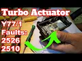 Mercedes ML320 CDI turbo actuator faults Fault finding and repair