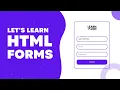 Let s learn all about HTML FORMS in 2023 Web Developer Path