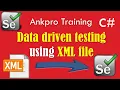 Selenium with C 65 - Selenium Data Driven Testing using XML file in MS Test What is an XML file