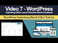 WordPress Gutenberg Editor Layout Elements Blocks Explained 7 Of 9