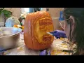 Frankenstein Pumpkin Carving pt 1